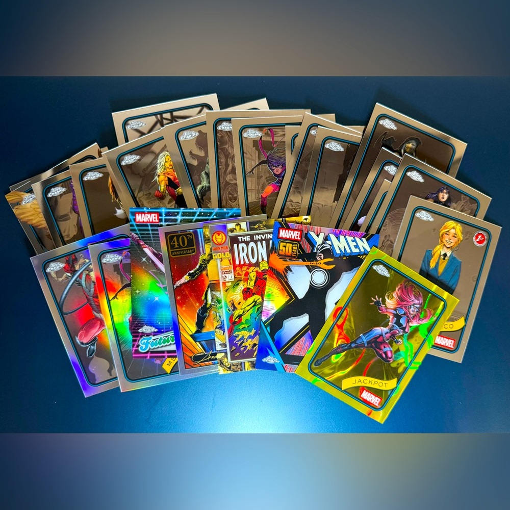 25 Marvel Yellow Lava, 1st Appearance Insert, & More Topps Chrome Marvel Lot